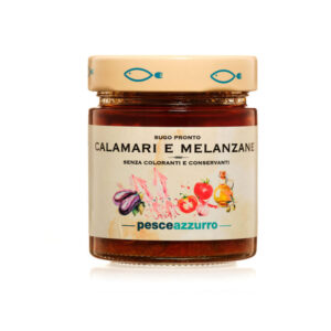 Sugo calamari e melanzane